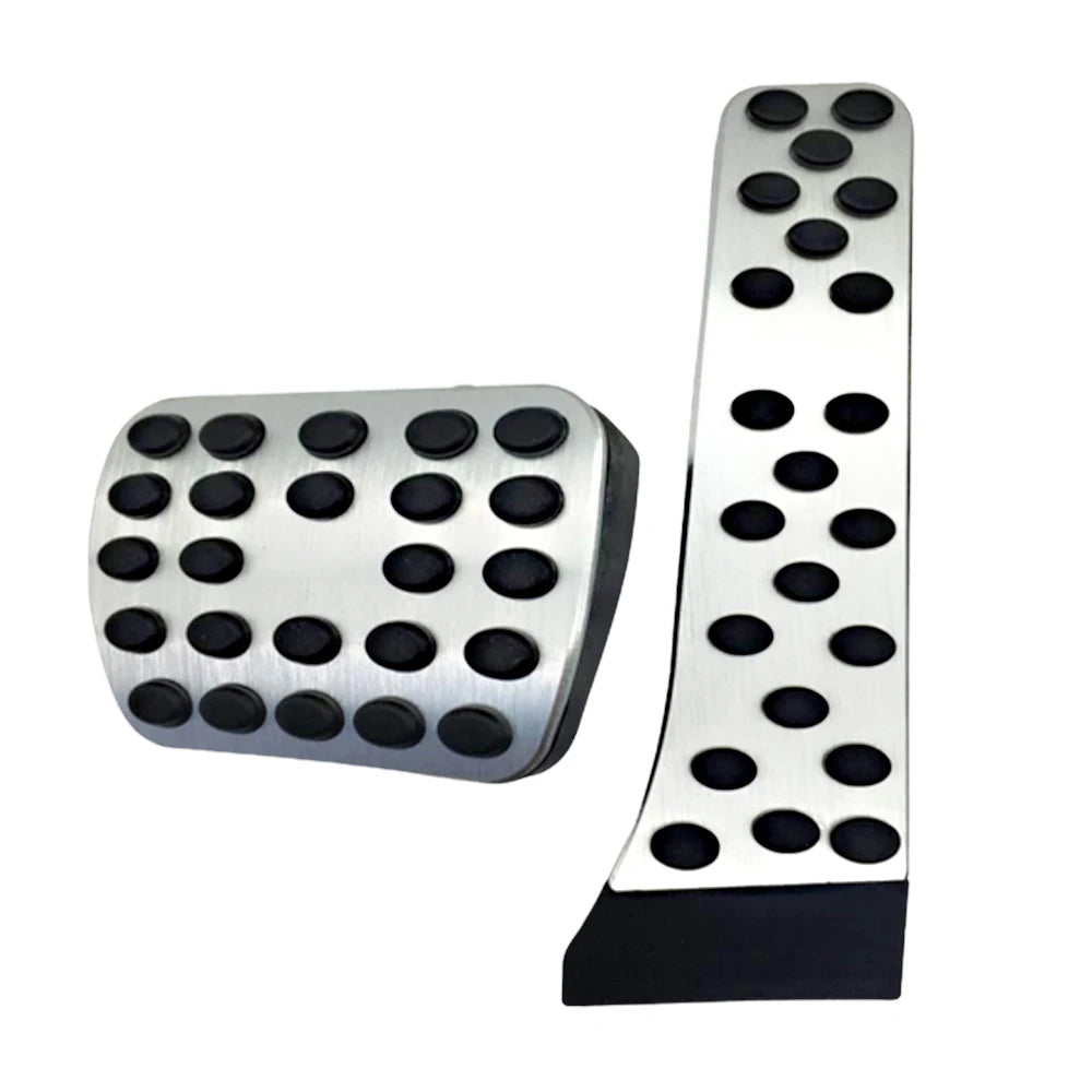 2pcs Aluminum Car Pedals Foot Brake Accelerator Gas Pedal Pad Cover for Mercedes-Benz C CLS E GLK SLK W205 W212 W222 - MyLootWare