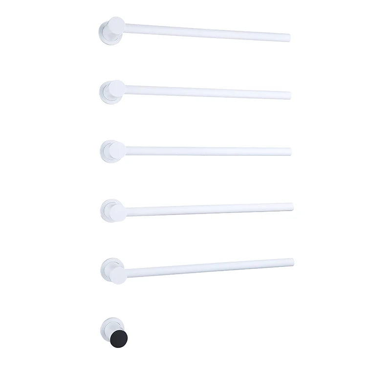 Bathroom Electric Heated Carbon Fiber Towel Rail Warmer Digital Display Temperature Time Control Smart Home Concealed Bar Dryer - MyLootWare