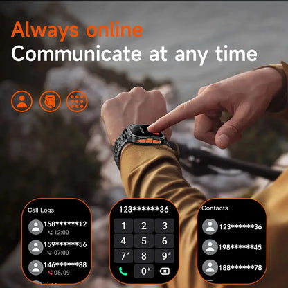 Smartwatch for men 2.01 "high-definition 240*296