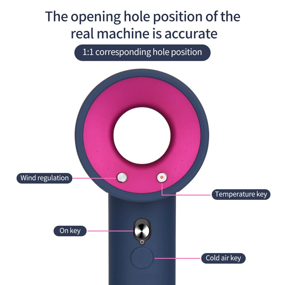 Case For Dyson Hair Dryer Travel Protective Silicone Case Washable Anti-Scratch Dustproof Cover for Dyson Hair Dryer HD01 HD03 - MyLootWare