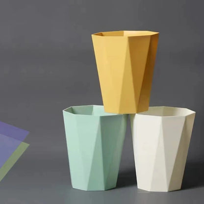 Large-Capacity Plastic Trash Can for Home Use