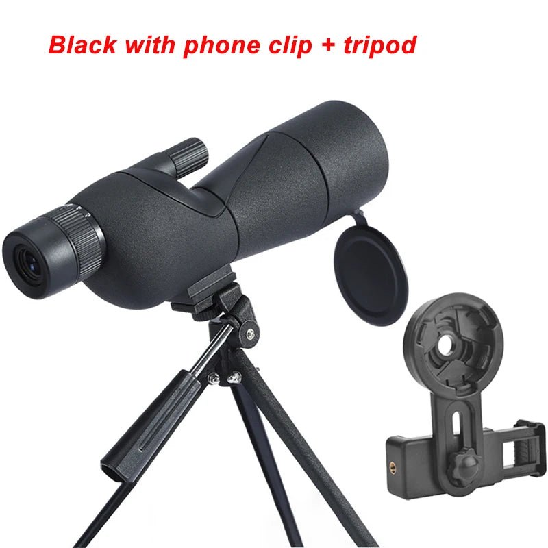 25-75x60 Zoom Spotting Scope ED Lens Powerful Monocular Bak4 Prism Telescope For Outdoor Camping Bird Watching Shooting - MyLootWare