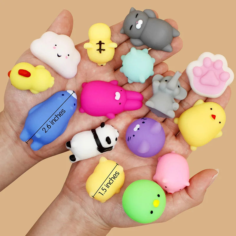 20PCS Mochi Squishies Kawaii Anima Squishy Toys For Kids Antistress Ball Squeeze Party Favors Stress Relief Toys Birthday Gift - MyLootWare