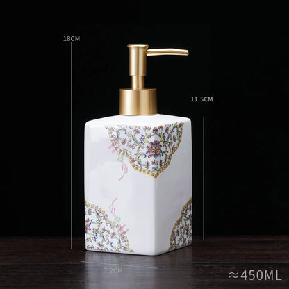 New Chinese ceramic press bottle lotion bottle