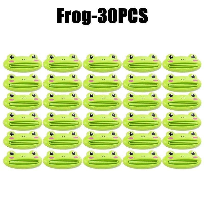 Cartoon Animal Toothpaste Squeezer Easy Use For Children Dispenser Kitchen Gadget Useful Home Tools Bathroom Plastic Tooth Paste - MyLootWare