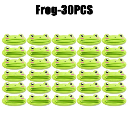 Cartoon Animal Toothpaste Squeezer Easy Use For Children Dispenser Kitchen Gadget Useful Home Tools Bathroom Plastic Tooth Paste - MyLootWare