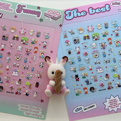 Calico Critters Anime Nail Stickers Ternurines Nail Stickers Anime Accessories - MyLootWare