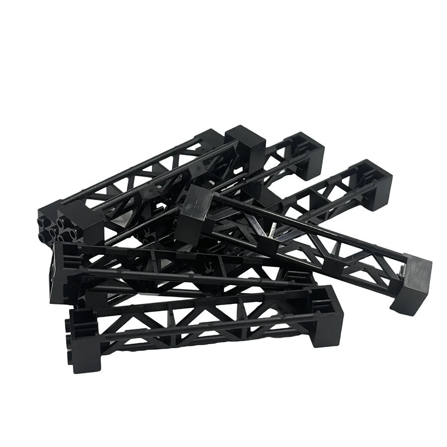 4pcs City Building Blocks Train Car Pillar Support Girder Column Beam 2x2x10 Military Bricks Toys Compatible Technical Parts - MyLootWare
