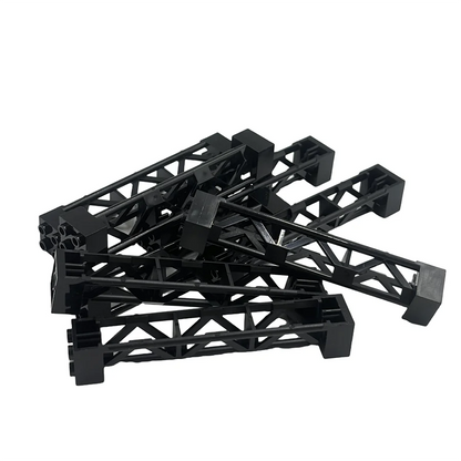 4pcs City Building Blocks Train Car Pillar Support Girder Column Beam 2x2x10 Military Bricks Toys Compatible Technical Parts - MyLootWare