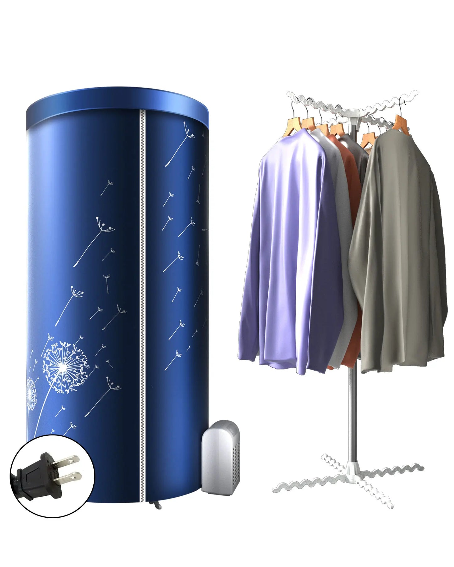 Portable Electric Clothes Dryer,1000W Heated