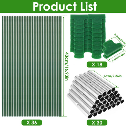 Greenhouse Hoops Frame Tunnel Kit 17 Inches Long