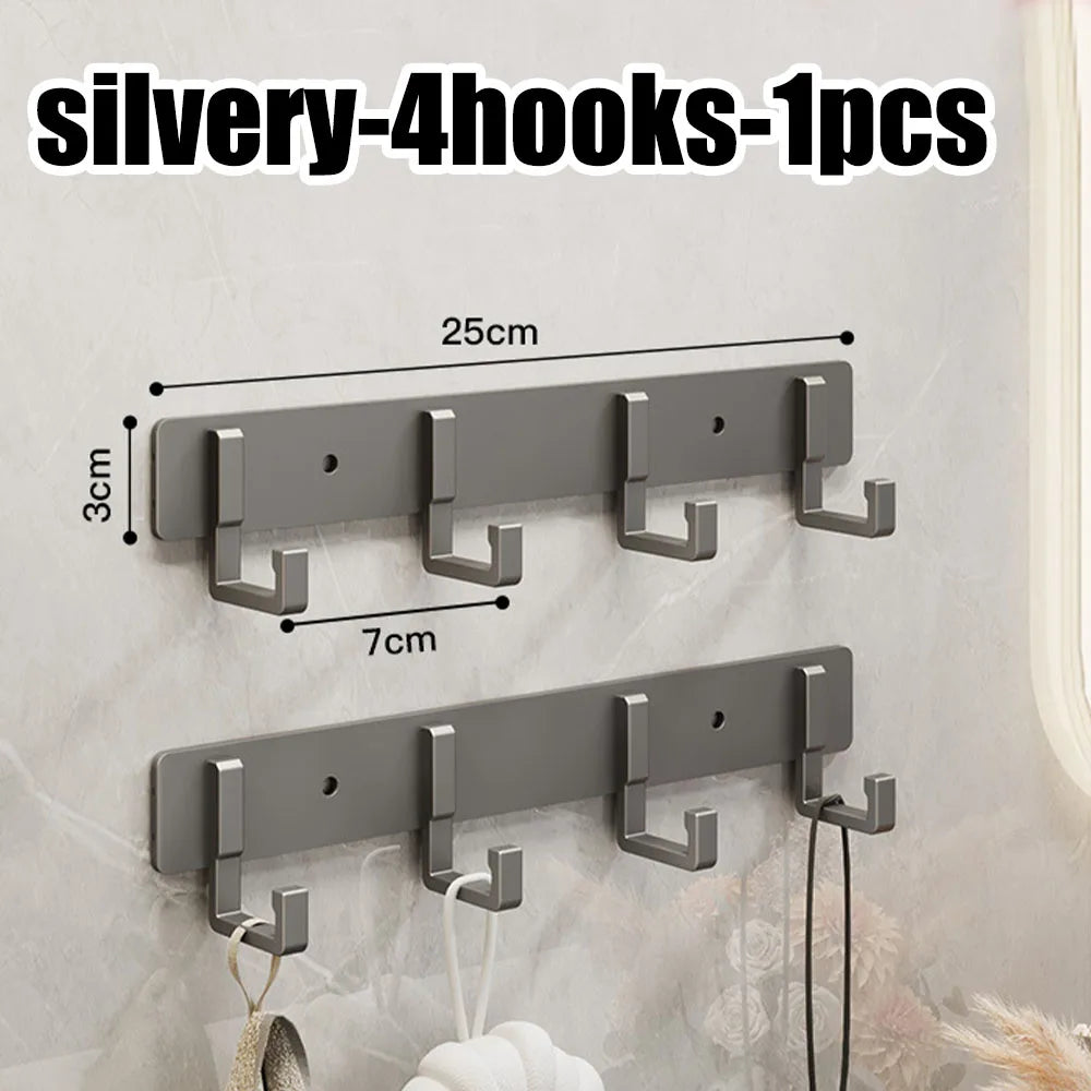Hook strong adhesive wall mounted towel bathroom