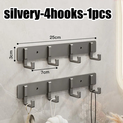 Hook strong adhesive wall mounted towel bathroom