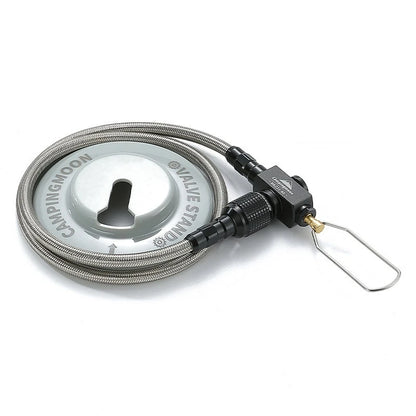 CAMPINGMOON Camping can be done with Inverted High-altitude Flat Gas Cylinders,Stoves,Extension Pipes with Valves, and Gas Pipes - MyLootWare