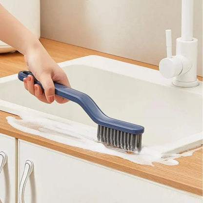 2 In1 Clip Hair Cleaning Brush Bathroom Tile Floor Gap Cleaning Brush Hard Bristle Window Crevice Cleaning Tool - MyLootWare