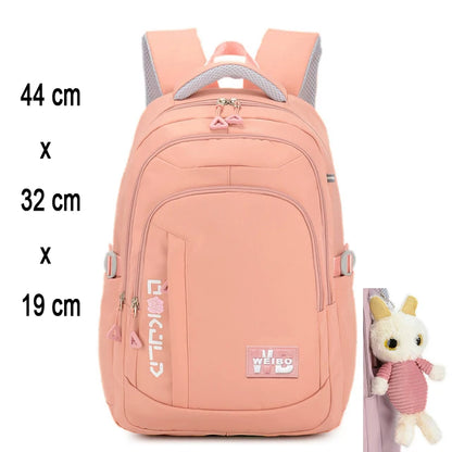 Backpack School Bag Girl Back Pack For Children Kid Child Teenager Female Class Schoolbag Primary Women Bagpack Teen Bookbag Kit - MyLootWare