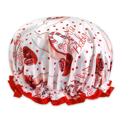 High Quality  Shower Caps Polyester Satin Double