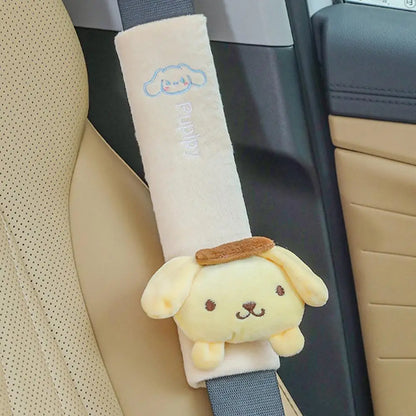 Car Supplies Seat Belt Cover Insurance Shoulder Cover Auto Seat Belt Shoulder Pad Decoration Couple Car Interior Accessories - MyLootWare