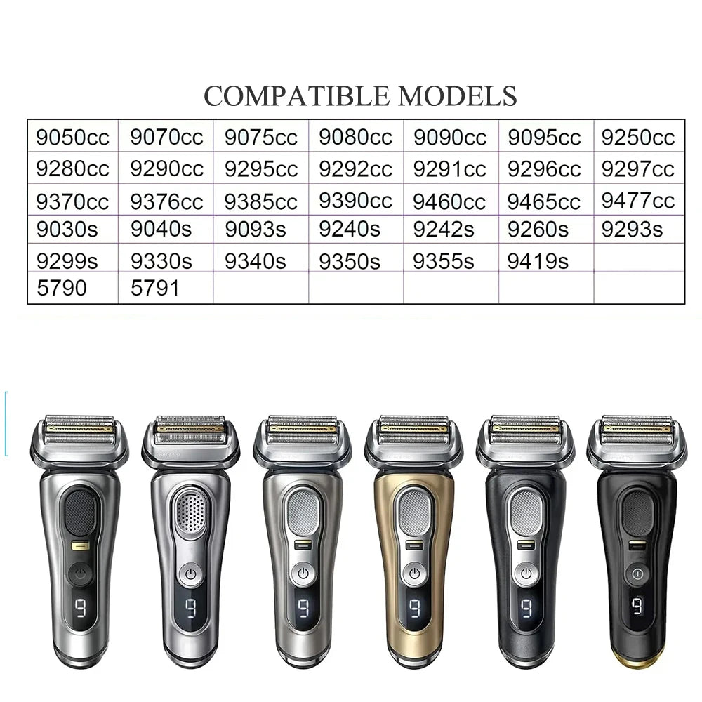 94M For Braun 9 Series Pro 9 Series Electric Shaver Original Replace Blade Head Omentum 9295cc 9293s 9557cc 9488s 9093s 9419s - MyLootWare