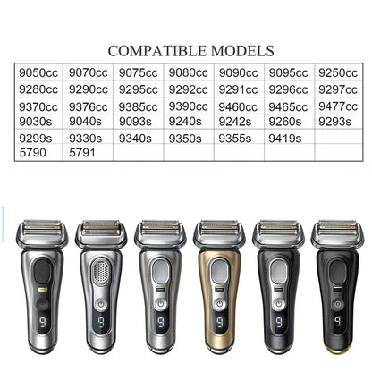 94M For Braun 9 Series Pro 9 Series Electric Shaver Original Replace Blade Head Omentum 9295cc 9293s 9557cc 9488s 9093s 9419s - MyLootWare