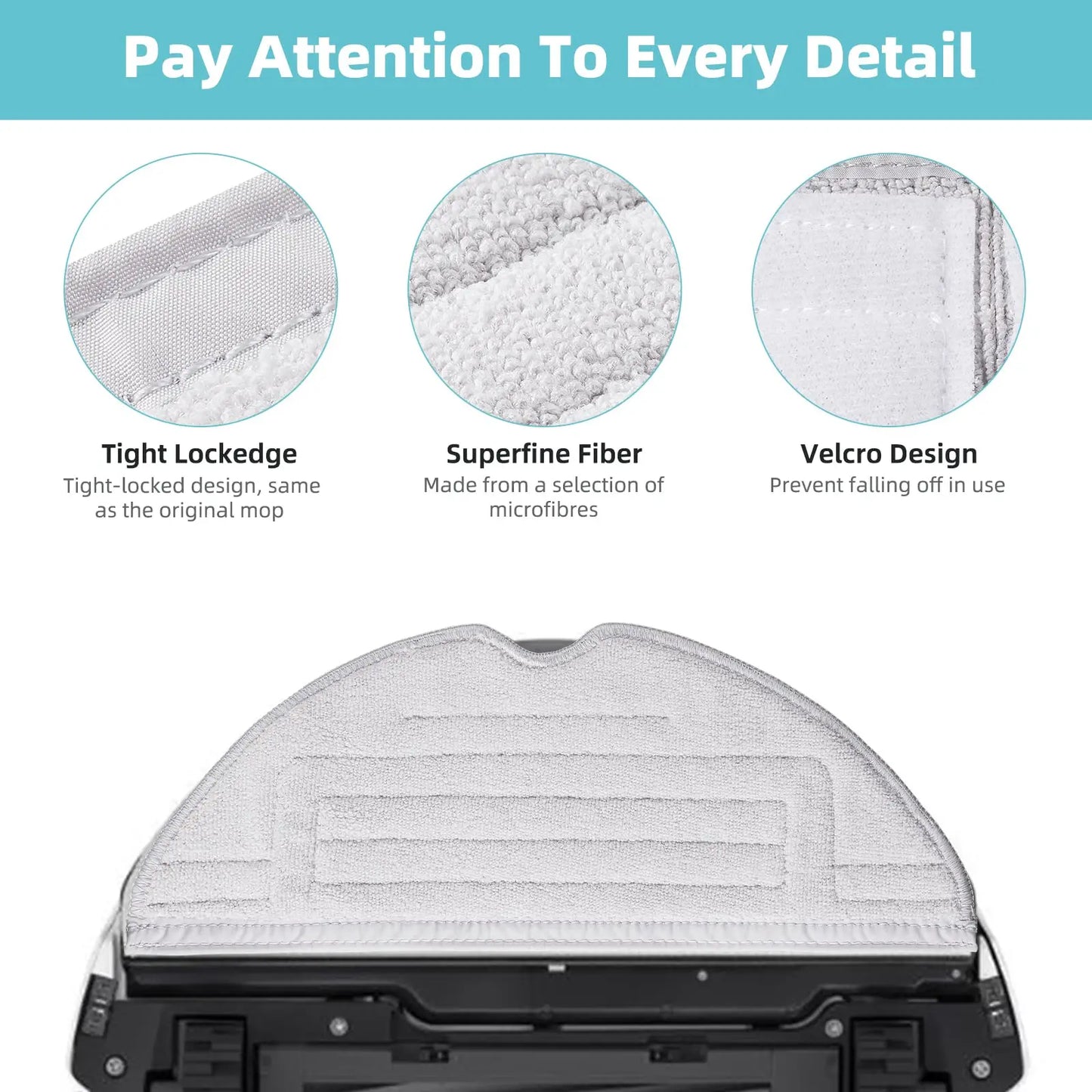 Mop Pads for Roborock  S7 / S7+ / S7 Max Ultra /