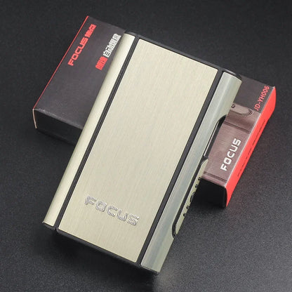 Portable Automatic Cigarette Case Waterproof Metal
