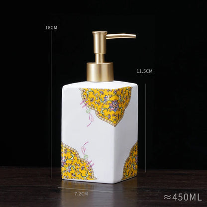 New Chinese ceramic press bottle lotion bottle
