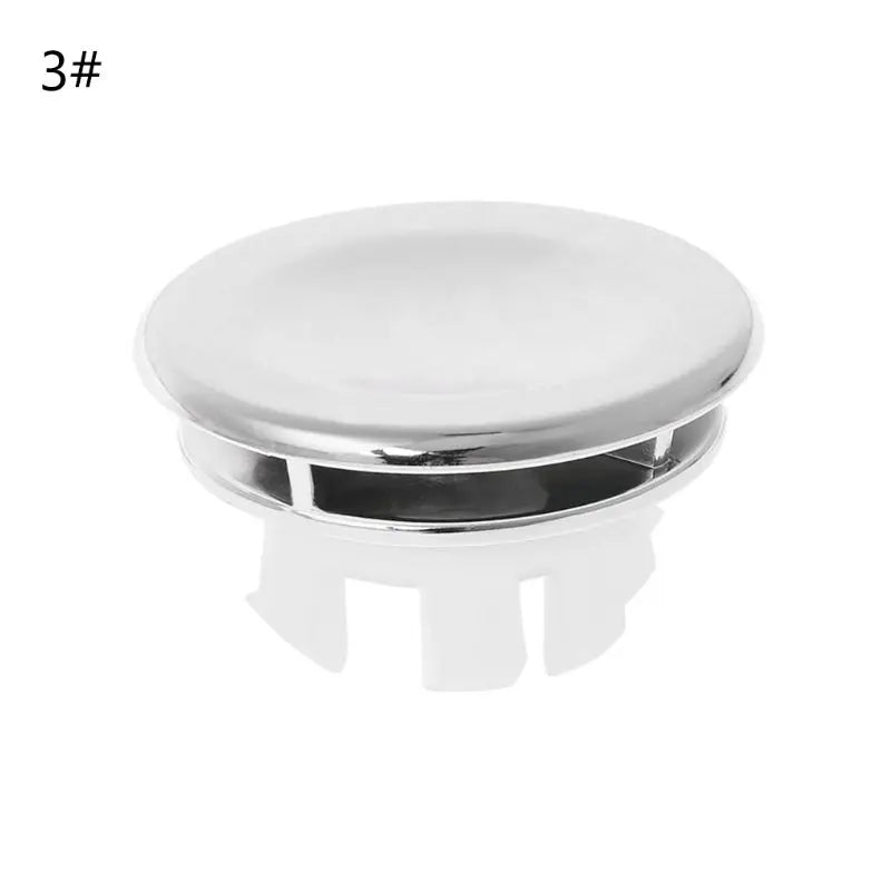 Bathroom Basin Sink Overflow Ring Round Insert  Hole Cover Cap