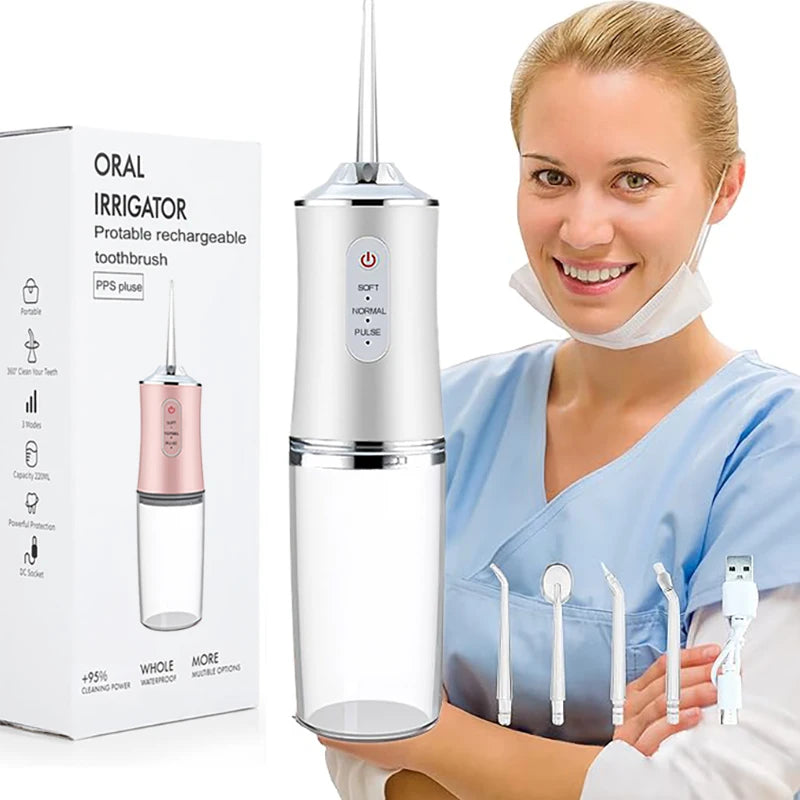 Oral Irrigator USB Rechargeable Mouth Washing