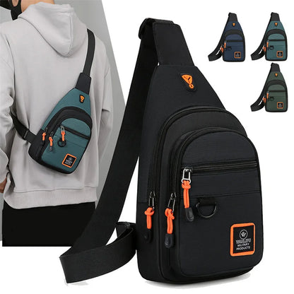 Chest Bags Men's One Shoulder Crossbody Bag Large Capacity Outdoor Sports Leisure Fashion Small Shoulder Bag Backpack Men's - MyLootWare