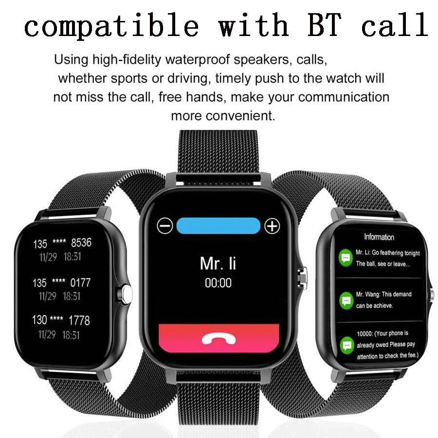 Smart Watch, Wireless Call/Dial, Multiple APP