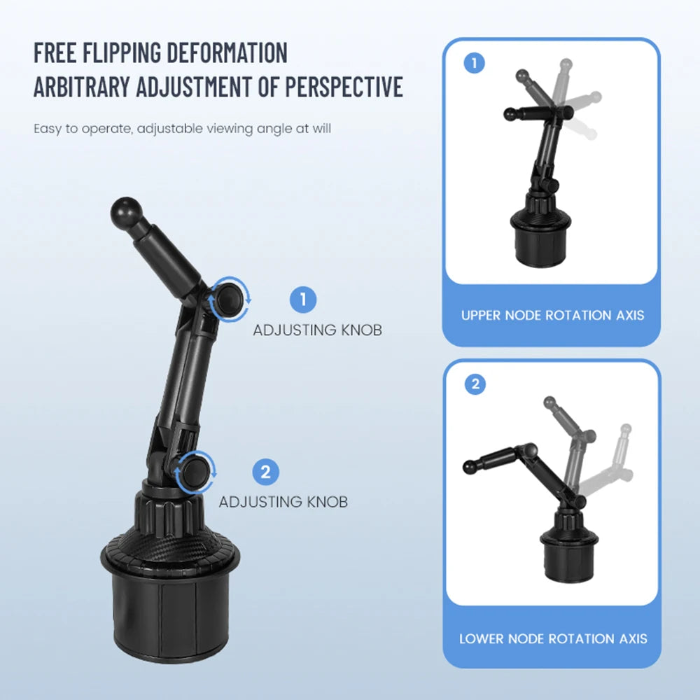 Universal Car Cup Phone Holder Tablet Stand