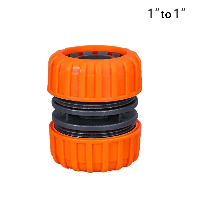 Garden Watering Hose Plastic Quick Connector 1/2" 3/4'' 1 Double Male  Coupling Joint Adapter Extender Set for  Pipe
