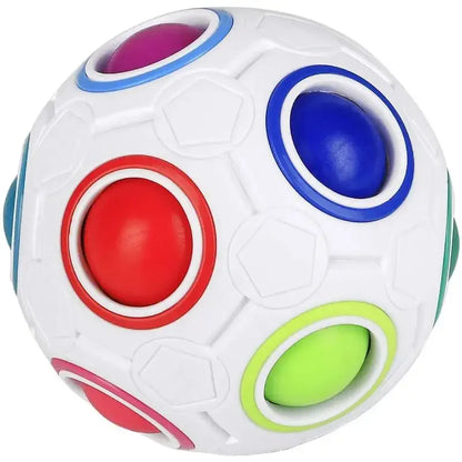 Rainbow Puzzle Ball Magic Speed Cube Ball Fun
