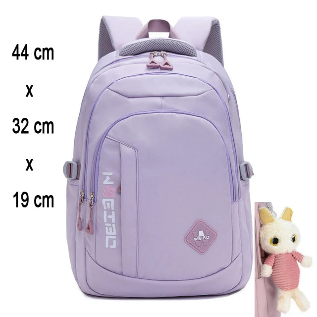 Backpack School Bag Girl Back Pack For Children Kid Child Teenager Female Class Schoolbag Primary Women Bagpack Teen Bookbag Kit - MyLootWare