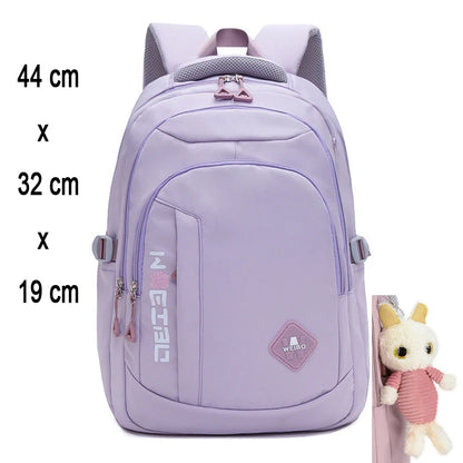 Backpack School Bag Girl Back Pack For Children Kid Child Teenager Female Class Schoolbag Primary Women Bagpack Teen Bookbag Kit - MyLootWare