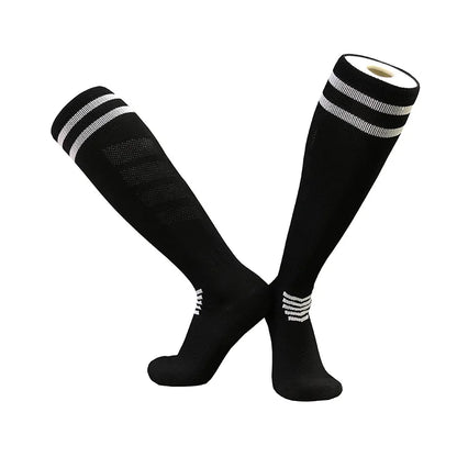 Towel Bottom Soccer Socks Breathable Knee High