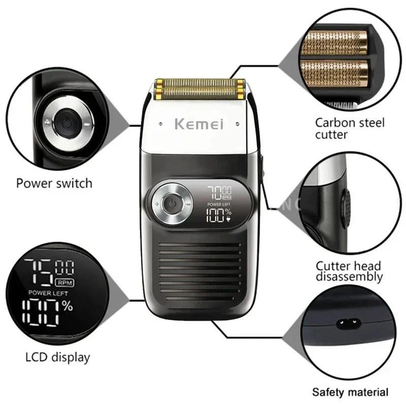 Kemei KM-2026 Men's Electric Shaver Professional