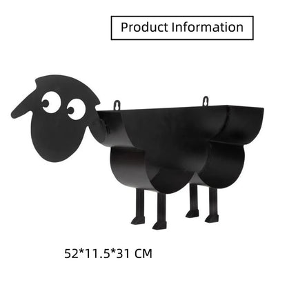 Metal Sheep Shape Toilet Paper Holder Bathroom