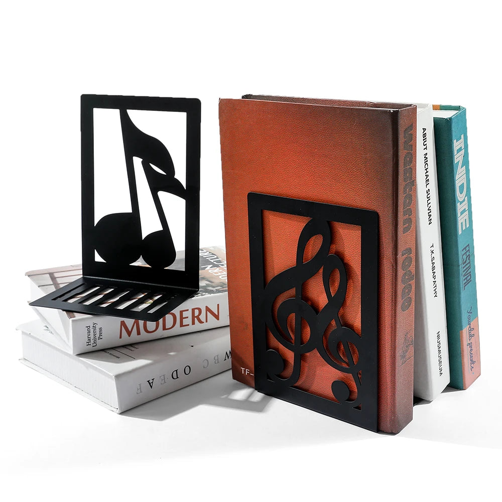 Flatware Book Ends Bring Heavy Duty Metal Bookends