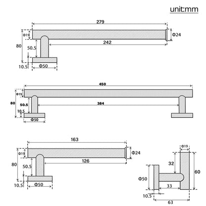 Polished Chrome Toilet Paper Holder Wall Hook