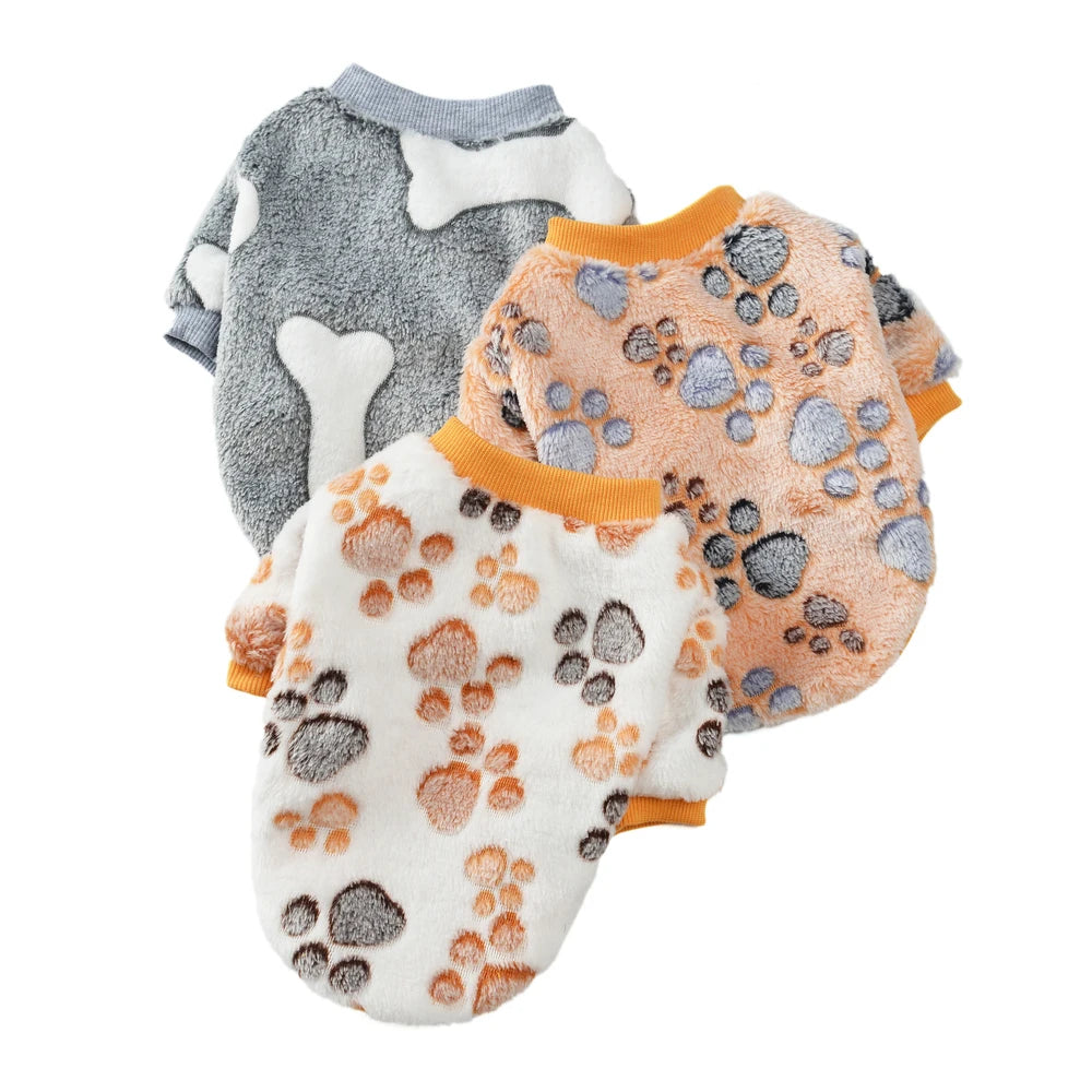 Pet Clothes Autumn Winter Warm Cat Dog Jacket For