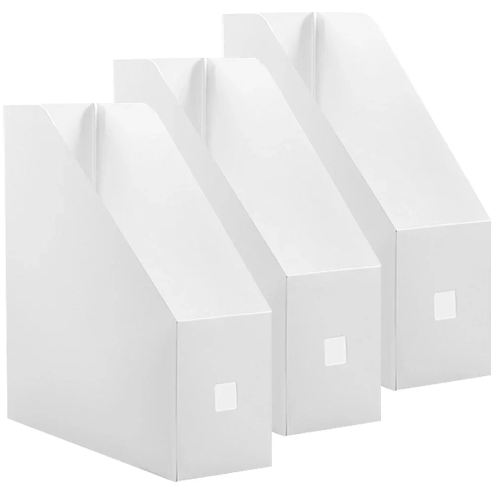 5Pcs Classroom Organizer Vertical Paper Organizer Office Shelf Desktop File Vertical Bookshelf Archive File Storage Box - MyLootWare