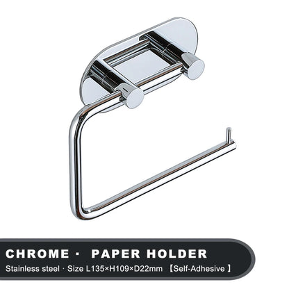 Stainless Steel Self Adhesive Toilet Paper Holder
