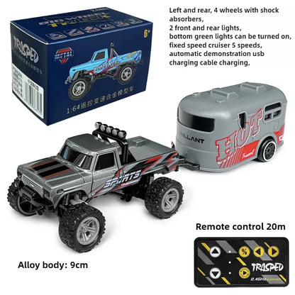 RC Off-Road Monster Truck 1/64 Remote Control Mini