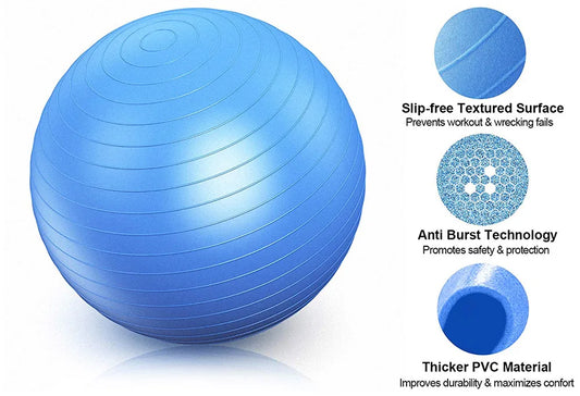 Big Size Pilates Yoga Balance Balls Fitness Gym office Massage Exercise Workout ball - MyLootWare