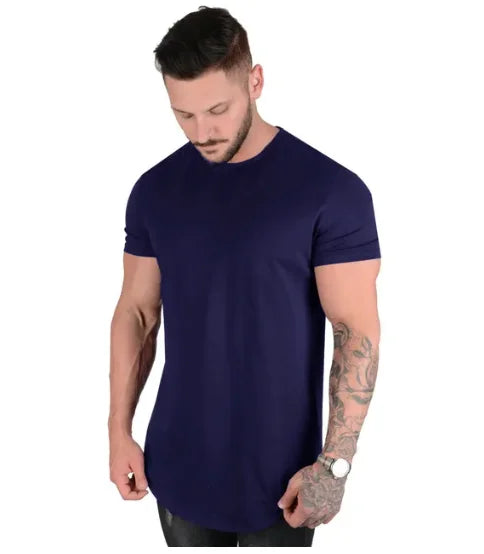 Muscle Fitness T-shirt Summer Men's Athleisure