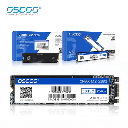 OSCOO SSD M.2 SATA3 2280 Internal Hard Drive 128GB