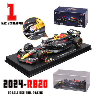 Bburago 1:43 F1 Red Bull Racing TAG Heuer RB20 2024 #1 Verstappen #11 Perez Alloy Car Die Cast Model Toy Collectible SF24 - MyLootWare