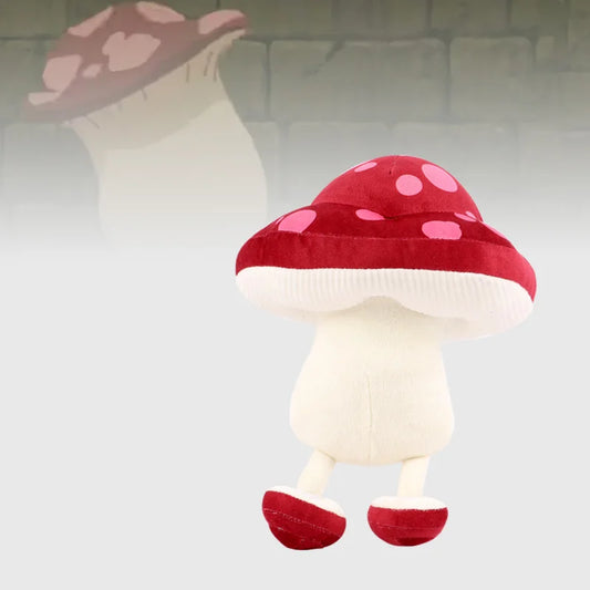 25cm New Walking Mushroom Anime figures Cute plush toy Soft Comfortable Pillow anime Surrounding Anime Fans the Best Funny gift - MyLootWare